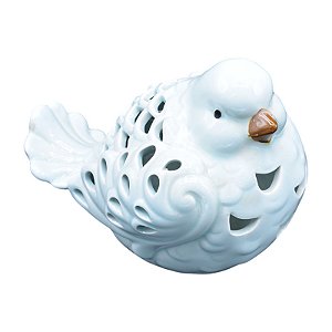 Decoração Em Ceramica Passaro Turquesa TJ-71A