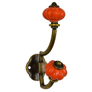 Puxador Liga De Zinco + Gancho Laranjado TM-40D