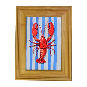 Quadro Azul Lagosta XP-77