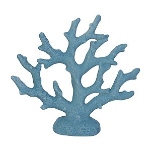 Enfeite Coral Arvore Pequeno Azul TM-92B