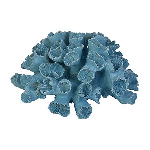 Enfeite Coral Branco Azul TM-97B