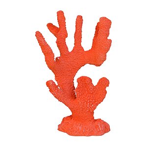 Enfeite Coral Moderno Em Resina Vermelho 1 TM-99C