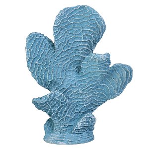 Coral Cacto Em Resina Azul TN-09B