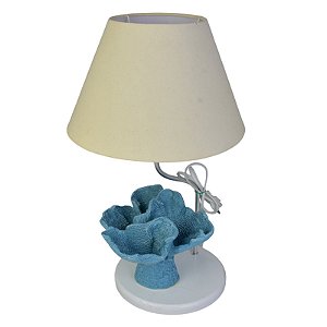 Abajur Coral Medio Azul XP-89H