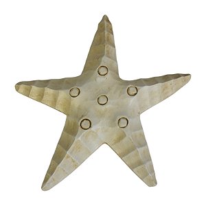 Enfeite Estrela De Mesa Branco XP-95A