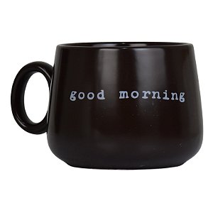 Caneca Preta Good Morning XP-98