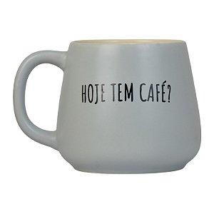 Caneca Cinza Hoje Tem Café? XQ-11A