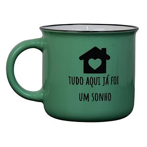 Caneca Verde Tudo Aqui XQ-15
