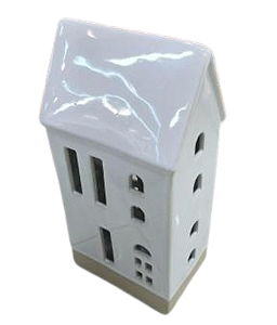 Casinha de Cerâmica Branca SA-18