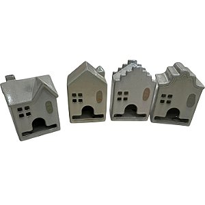 Cj c/4 Casinhas em Cerâmica Sortida SA-20