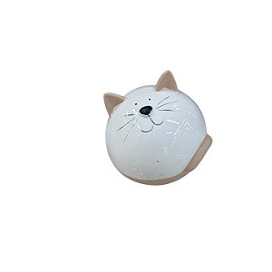 Enfeite Gatinho Branco Grande SB-16