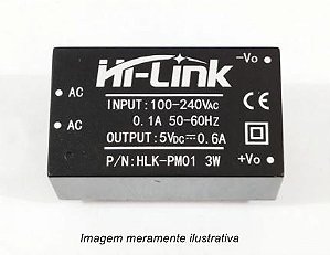 Mini Fonte Hi-Link HLK-PM01 5V DC