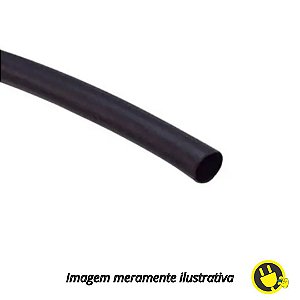 Espaguete Termo Retrátil 6mm Preto (metro)