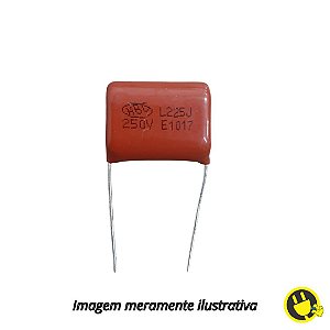 Capacitor Poliéster Metalizado 2,2uf 2m2 / 250v