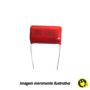 Capacitor Poliéster Metalizado 3,3uf 3m3 / 250v