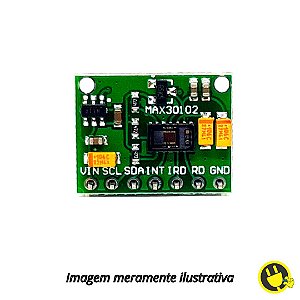 Sensor de Batimento Cardíaco e Oxímetro MAX30102