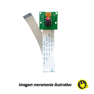 Módulo Câmera Raspberry Pi 5MP com Cabo Flat