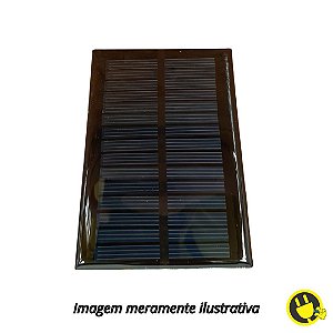 Mini Placa Energia Solar Fotovoltaica 7,5v 100mA 100x69mm
