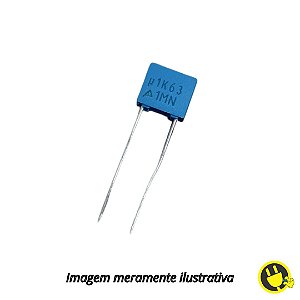 Capacitor Poliéster Metalizado 100nF 63V 10%