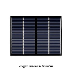 Mini Placa Energia Solar Fotovoltaica 12V 1.5W 90x115mm