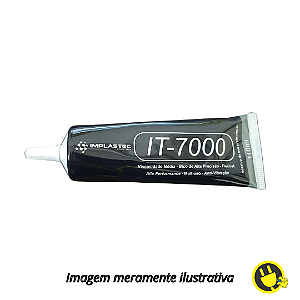 Cola Profissional Preta IT-7000 Implastec
