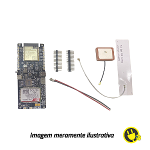 TTGO ESP32-Wrover-E Lilygo T-SIM7000G com Suporte de Bateria, ESP32 GPS GSM Wifi Bluetooth