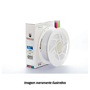 FIlamento PLA 1,75mm 1Kg Branco para Impressora 3D DynaLabs