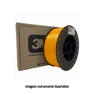 FIlamento PLA 1,75mm 1Kg Dourado para Impressora 3D 3N3