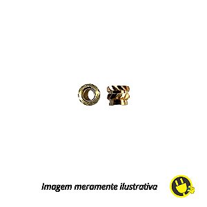 Inserto Metálico de Rosca M3x4x5 Impressões 3D