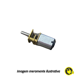 Micro Motor DC N20 com Caixa de Redução 3V 200RPM