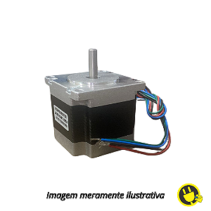 Motor de Passo NEMA 23 JK57HS51-2804 10,1KGF 2.8A Impressora 3D CNC