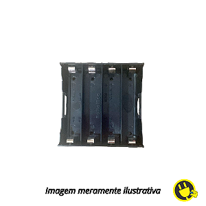 Suporte Porta 4x Baterias 18650