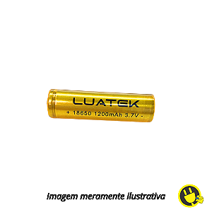 Bateria Recarregável 18650 3.7V 1200mAh
