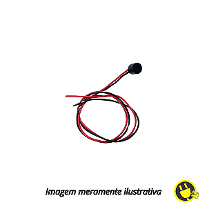 Microfone de Eletreto 5x1mm