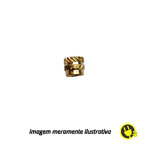 Inserto Metálico de Rosca M5 Impressões 3D