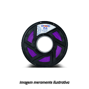 FIlamento PLA 1,75mm 1Kg Roxo para Impressora 3D GTMax3D