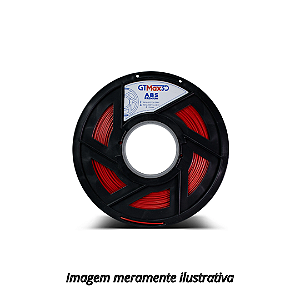 Filamento ABS 1,75mm 1Kg Vermelho GTMax3D