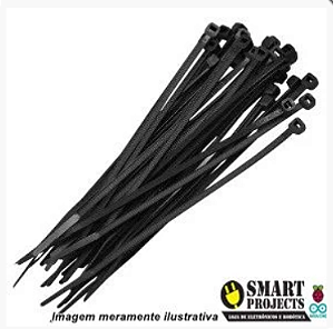 Abraçadeira Nylon 100 Unidades 4.8mm x 250mm