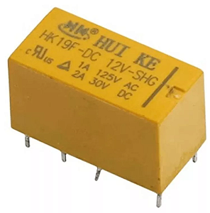 Rele 12v 8 Pinos HK19F-SHG DC
