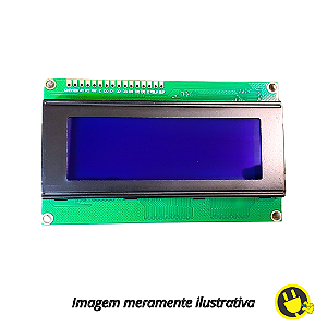 Display LCD 20x4 com Backlight Azul