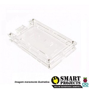 Case Acrílico Transparente Parafusável p/ Arduino Mega 2560