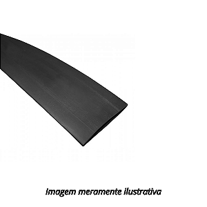 Espaguete Termo Retrátil 16mm Preto (metro)