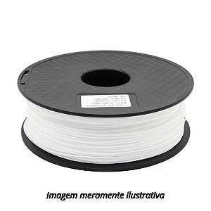 FIlamento PLA 1,75mm 1Kg Branco para Impressora 3D Voolt 3D