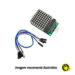 Módulo Matriz de LED 8×8 com MAX7219