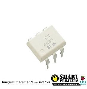 Circuito Integrado EL 4N35 Acoplador Ótico Fototransistor (4n35)