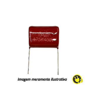 Capacitor de Poliéster 475K 400V
