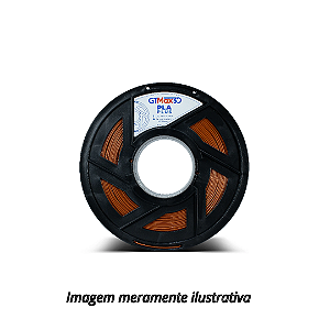 FIlamento PLA 1,75mm 1Kg Bronze para Impressora 3D GTMax3D