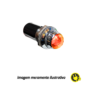 Sinaleiro Olho de Boi LD16-4 – 220V Amarelo