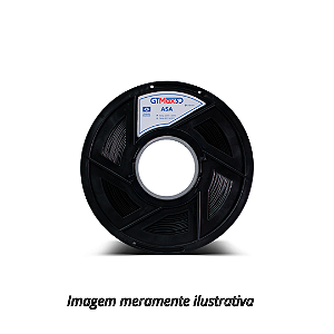 FIlamento ASA 1,75mm 1Kg Preto para Impressora 3D GTMax3D