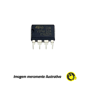 Circuito Integrado VIPER 12A Regulador PWM